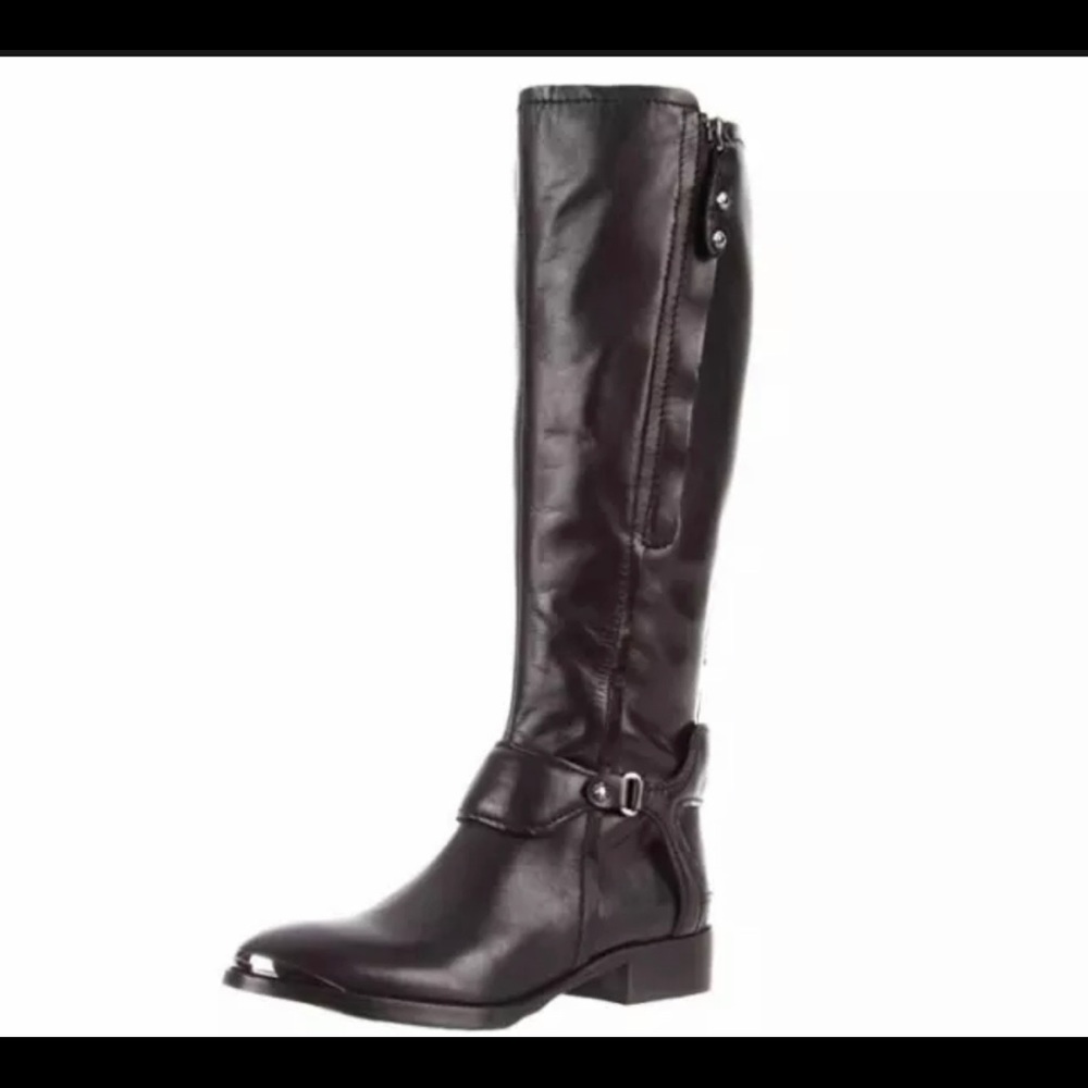 Sam Edelman Presley, black leather riding boot EUC